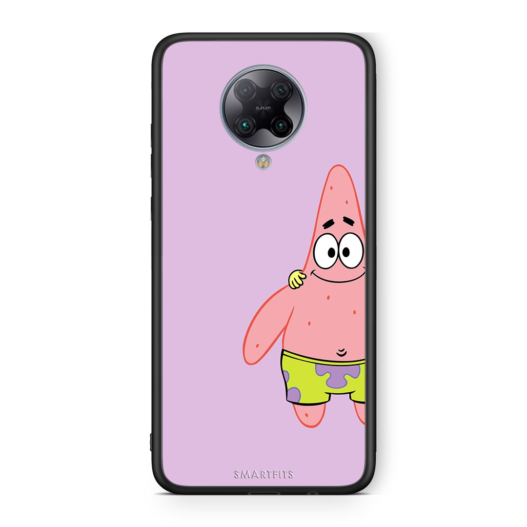 Xiaomi Poco F2 Pro  Friends Patrick θήκη από τη Smartfits με σχέδιο στο πίσω μέρος και μαύρο περίβλημα | Smartphone case with colorful back and black bezels by Smartfits