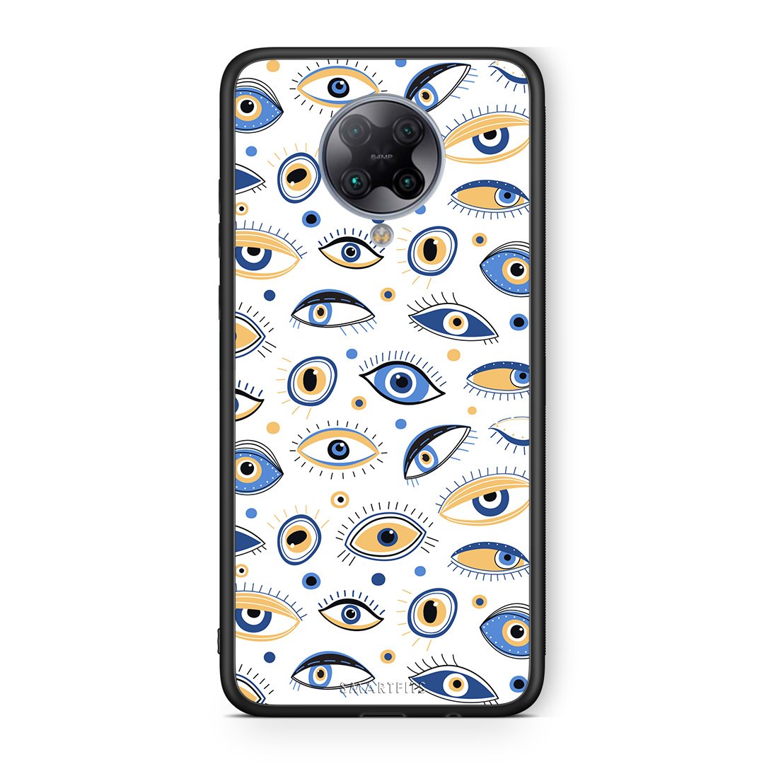 Xiaomi Poco F2 Pro Ftou Ftou θήκη από τη Smartfits με σχέδιο στο πίσω μέρος και μαύρο περίβλημα | Smartphone case with colorful back and black bezels by Smartfits