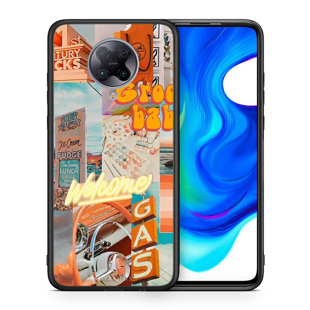 Θήκη Αγίου Βαλεντίνου Xiaomi Poco F2 Pro Groovy Babe από τη Smartfits με σχέδιο στο πίσω μέρος και μαύρο περίβλημα | Xiaomi Poco F2 Pro Groovy Babe case with colorful back and black bezels