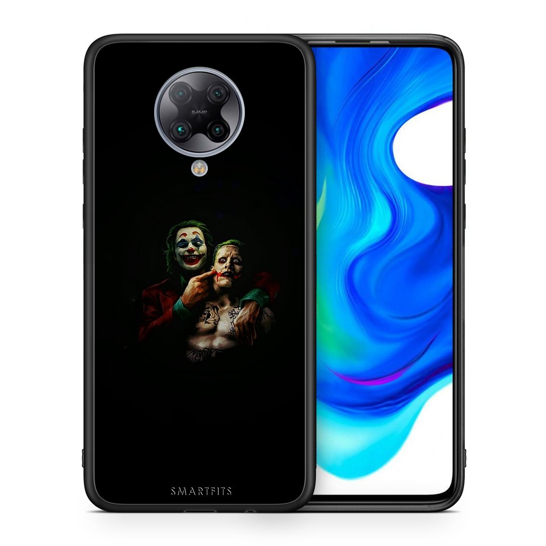 Θήκη Xiaomi Poco F2 Pro Clown Hero από τη Smartfits με σχέδιο στο πίσω μέρος και μαύρο περίβλημα | Xiaomi Poco F2 Pro Clown Hero case with colorful back and black bezels