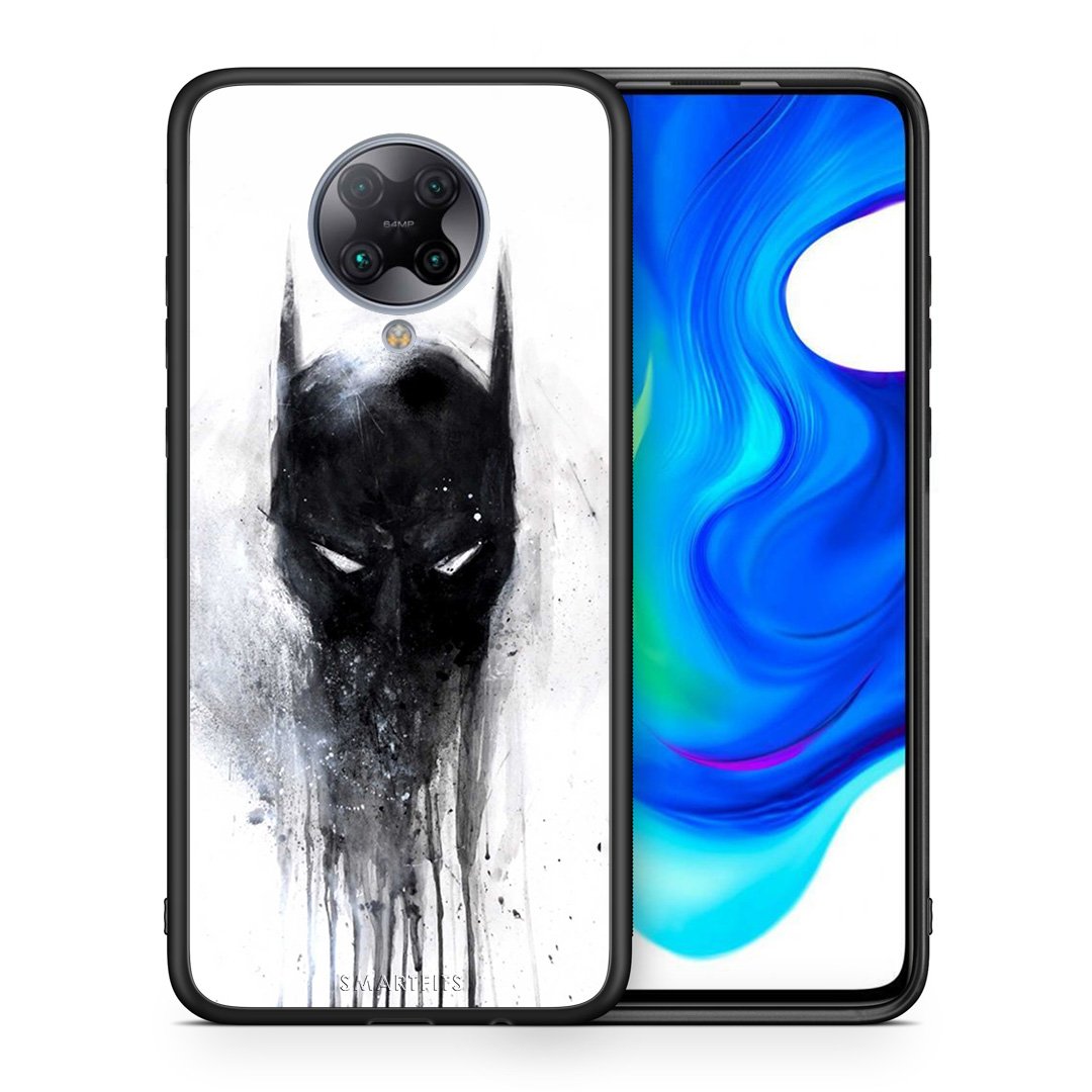 Θήκη Xiaomi Poco F2 Pro Paint Bat Hero από τη Smartfits με σχέδιο στο πίσω μέρος και μαύρο περίβλημα | Xiaomi Poco F2 Pro Paint Bat Hero case with colorful back and black bezels