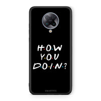 Thumbnail for Xiaomi Poco F2 Pro How You Doin θήκη από τη Smartfits με σχέδιο στο πίσω μέρος και μαύρο περίβλημα | Smartphone case with colorful back and black bezels by Smartfits