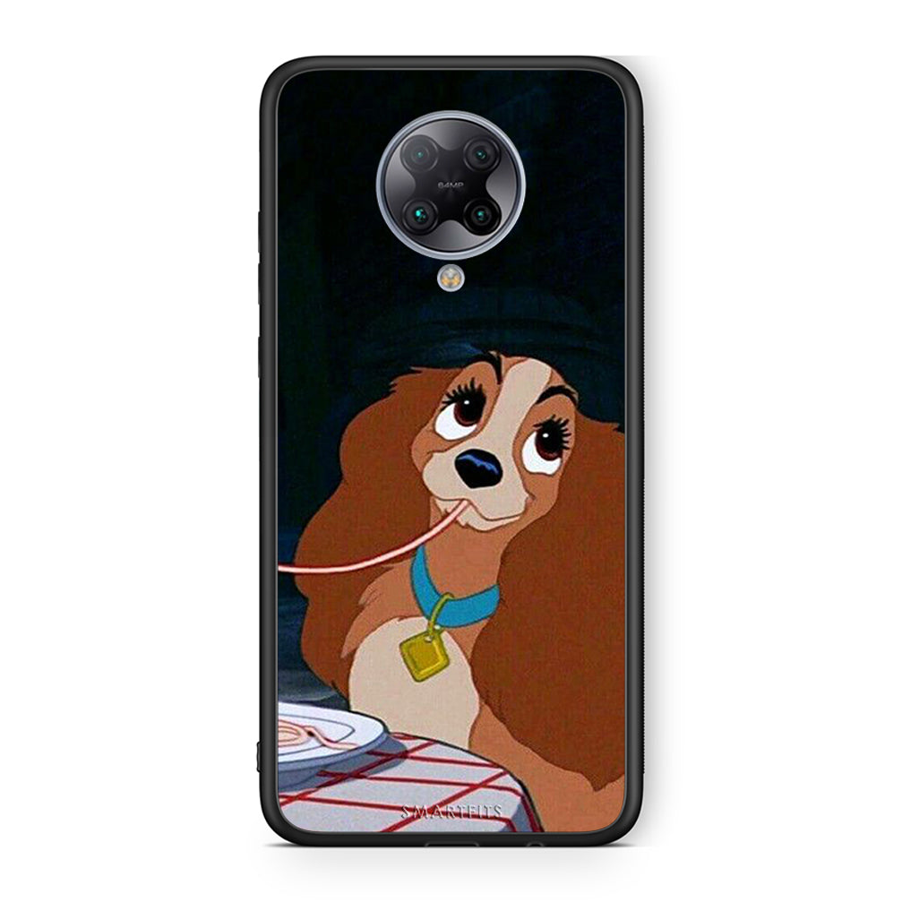Xiaomi Poco F2 Pro Lady And Tramp 2 Θήκη Αγίου Βαλεντίνου από τη Smartfits με σχέδιο στο πίσω μέρος και μαύρο περίβλημα | Smartphone case with colorful back and black bezels by Smartfits
