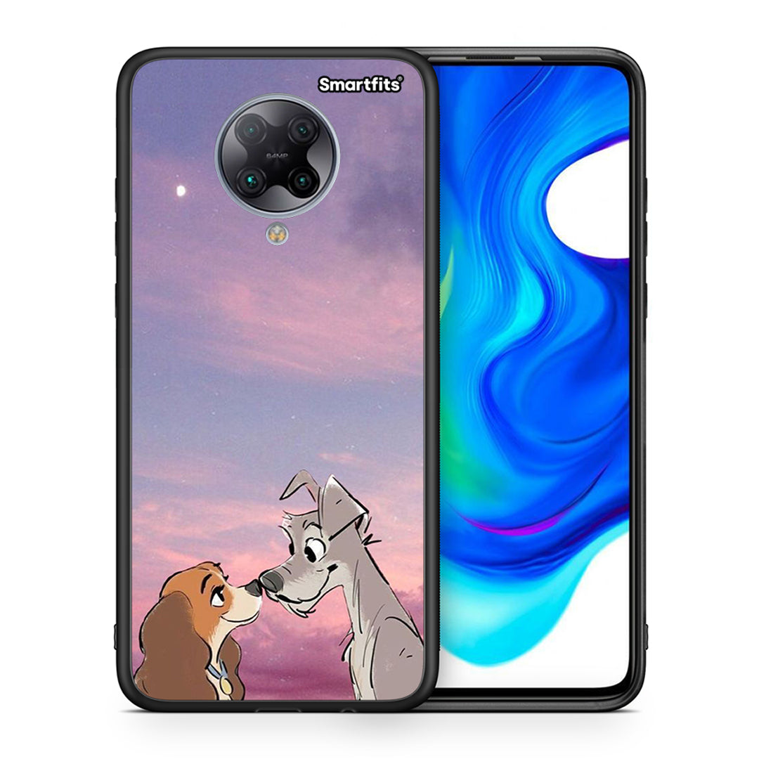 Θήκη Xiaomi Poco F2 Pro Lady And Tramp από τη Smartfits με σχέδιο στο πίσω μέρος και μαύρο περίβλημα | Xiaomi Poco F2 Pro Lady And Tramp case with colorful back and black bezels