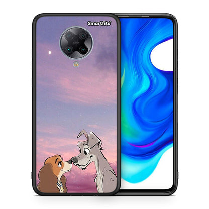 Θήκη Xiaomi Poco F2 Pro Lady And Tramp από τη Smartfits με σχέδιο στο πίσω μέρος και μαύρο περίβλημα | Xiaomi Poco F2 Pro Lady And Tramp case with colorful back and black bezels