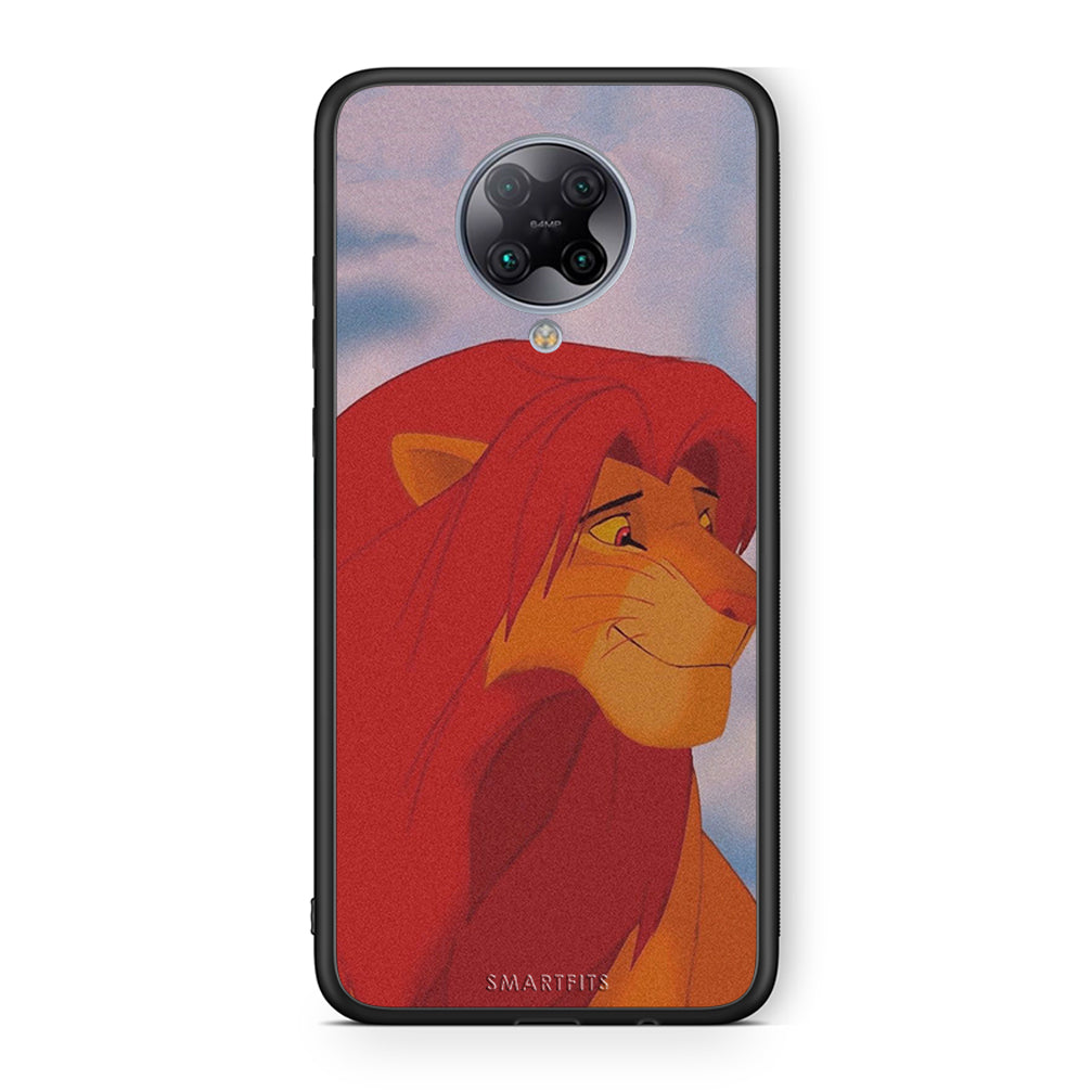 Xiaomi Poco F2 Pro Lion Love 1 Θήκη Αγίου Βαλεντίνου από τη Smartfits με σχέδιο στο πίσω μέρος και μαύρο περίβλημα | Smartphone case with colorful back and black bezels by Smartfits