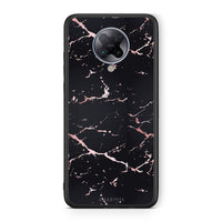 Thumbnail for 4 - Xiaomi Poco F2 Pro  Black Rosegold Marble case, cover, bumper