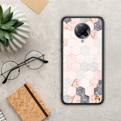 Marble Hexagon Pink - Xiaomi Poco F2 Pro θήκη