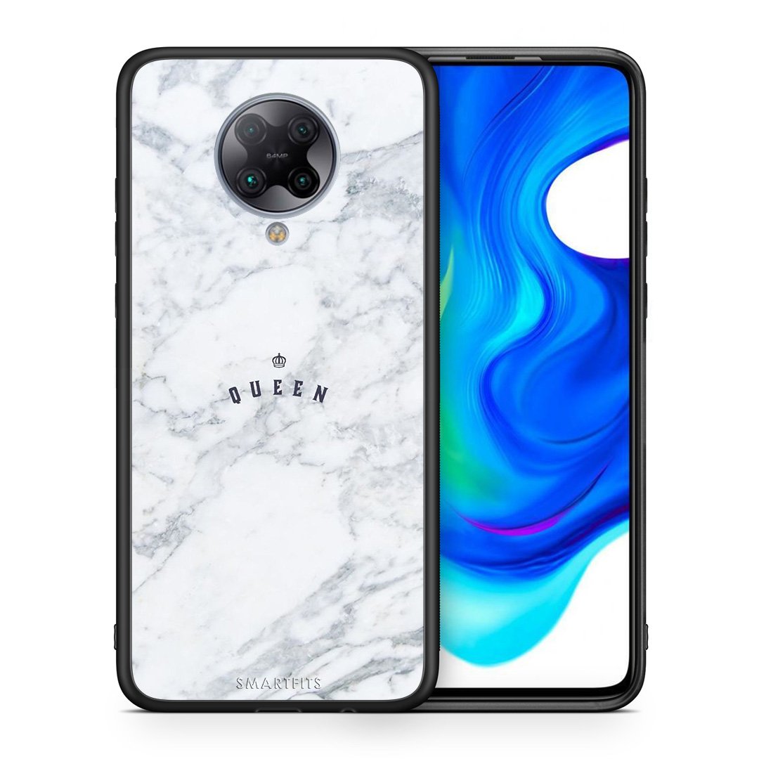 Θήκη Xiaomi Poco F2 Pro Queen Marble από τη Smartfits με σχέδιο στο πίσω μέρος και μαύρο περίβλημα | Xiaomi Poco F2 Pro Queen Marble case with colorful back and black bezels