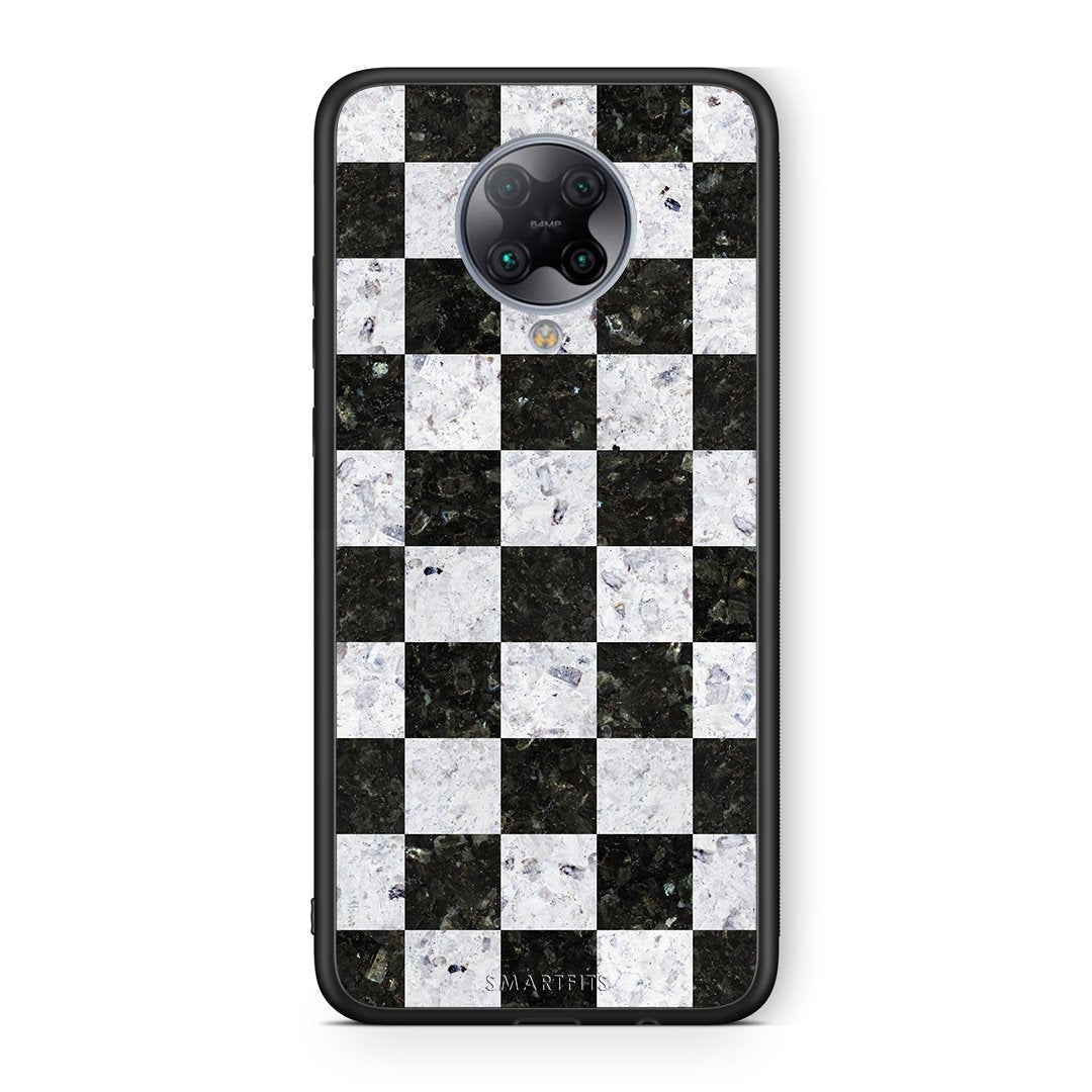 4 - Xiaomi Poco F2 Pro Square Geometric Marble case, cover, bumper