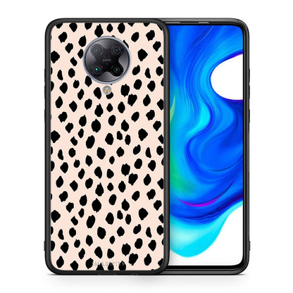 Θήκη Xiaomi Poco F2 Pro New Polka Dots από τη Smartfits με σχέδιο στο πίσω μέρος και μαύρο περίβλημα | Xiaomi Poco F2 Pro New Polka Dots case with colorful back and black bezels