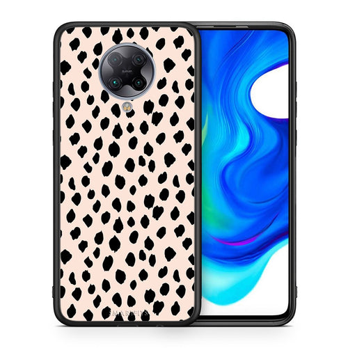 Θήκη Xiaomi Poco F2 Pro New Polka Dots από τη Smartfits με σχέδιο στο πίσω μέρος και μαύρο περίβλημα | Xiaomi Poco F2 Pro New Polka Dots case with colorful back and black bezels