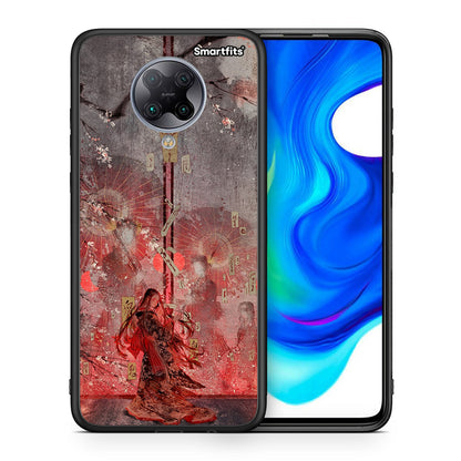 Θήκη Xiaomi Poco F2 Pro Nezuko Kamado από τη Smartfits με σχέδιο στο πίσω μέρος και μαύρο περίβλημα | Xiaomi Poco F2 Pro Nezuko Kamado case with colorful back and black bezels