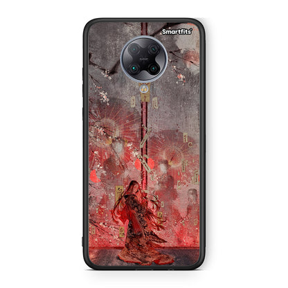 Xiaomi Poco F2 Pro Nezuko Kamado θήκη από τη Smartfits με σχέδιο στο πίσω μέρος και μαύρο περίβλημα | Smartphone case with colorful back and black bezels by Smartfits