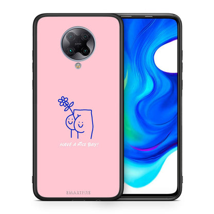 Θήκη Xiaomi Poco F2 Pro Nice Day από τη Smartfits με σχέδιο στο πίσω μέρος και μαύρο περίβλημα | Xiaomi Poco F2 Pro Nice Day case with colorful back and black bezels