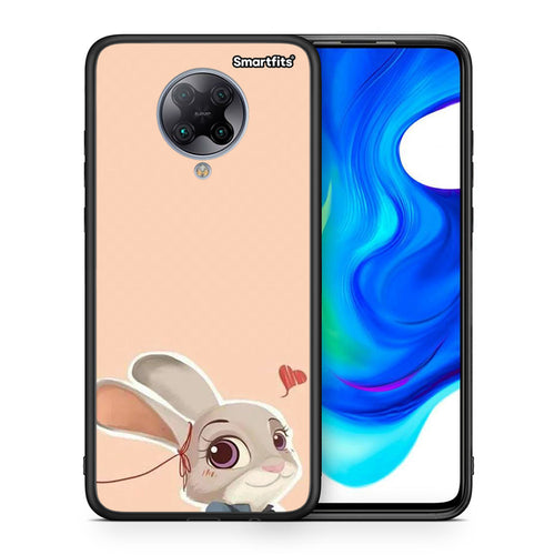 Θήκη Xiaomi Poco F2 Pro Nick Wilde And Judy Hopps Love 2 από τη Smartfits με σχέδιο στο πίσω μέρος και μαύρο περίβλημα | Xiaomi Poco F2 Pro Nick Wilde And Judy Hopps Love 2 case with colorful back and black bezels