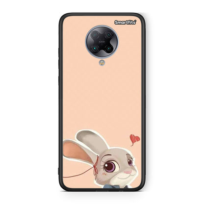 Xiaomi Poco F2 Pro Nick Wilde And Judy Hopps Love 2 θήκη από τη Smartfits με σχέδιο στο πίσω μέρος και μαύρο περίβλημα | Smartphone case with colorful back and black bezels by Smartfits