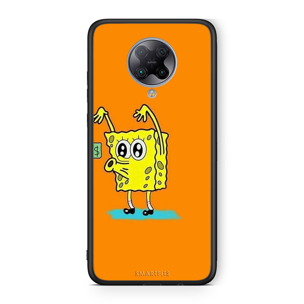 Xiaomi Poco F2 Pro No Money 2 Θήκη Αγίου Βαλεντίνου από τη Smartfits με σχέδιο στο πίσω μέρος και μαύρο περίβλημα | Smartphone case with colorful back and black bezels by Smartfits