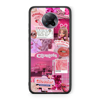 Thumbnail for Xiaomi Poco F2 Pro Pink Love Θήκη Αγίου Βαλεντίνου από τη Smartfits με σχέδιο στο πίσω μέρος και μαύρο περίβλημα | Smartphone case with colorful back and black bezels by Smartfits