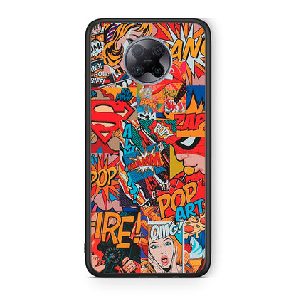Xiaomi Poco F2 Pro PopArt OMG θήκη από τη Smartfits με σχέδιο στο πίσω μέρος και μαύρο περίβλημα | Smartphone case with colorful back and black bezels by Smartfits