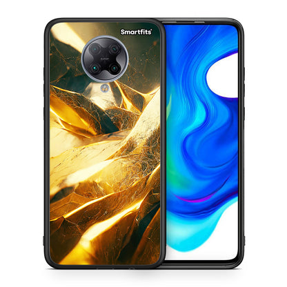 Θήκη Xiaomi Poco F2 Pro Real Gold από τη Smartfits με σχέδιο στο πίσω μέρος και μαύρο περίβλημα | Xiaomi Poco F2 Pro Real Gold case with colorful back and black bezels
