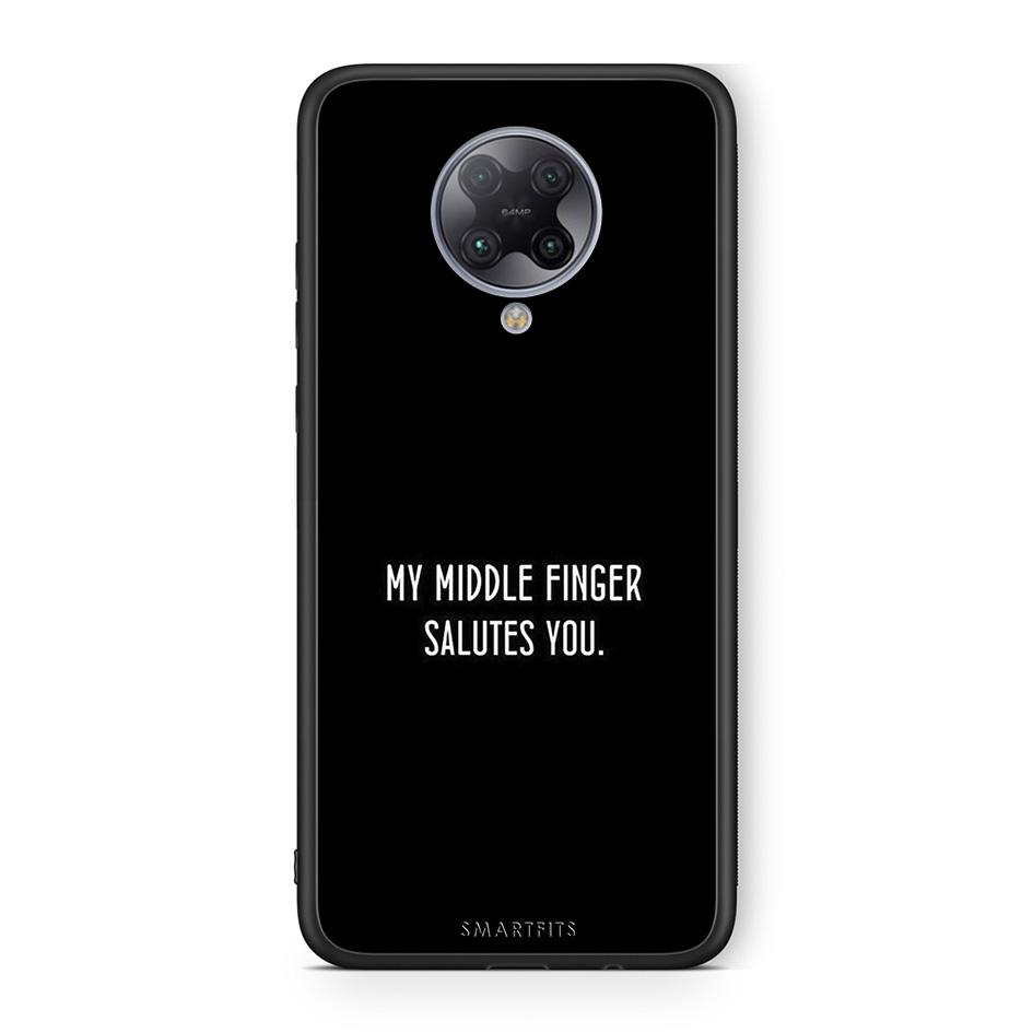 Xiaomi Poco F2 Pro Salute θήκη από τη Smartfits με σχέδιο στο πίσω μέρος και μαύρο περίβλημα | Smartphone case with colorful back and black bezels by Smartfits