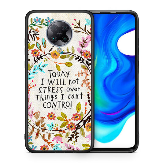 Θήκη Xiaomi Poco F2 Pro Stress Over από τη Smartfits με σχέδιο στο πίσω μέρος και μαύρο περίβλημα | Xiaomi Poco F2 Pro Stress Over case with colorful back and black bezels