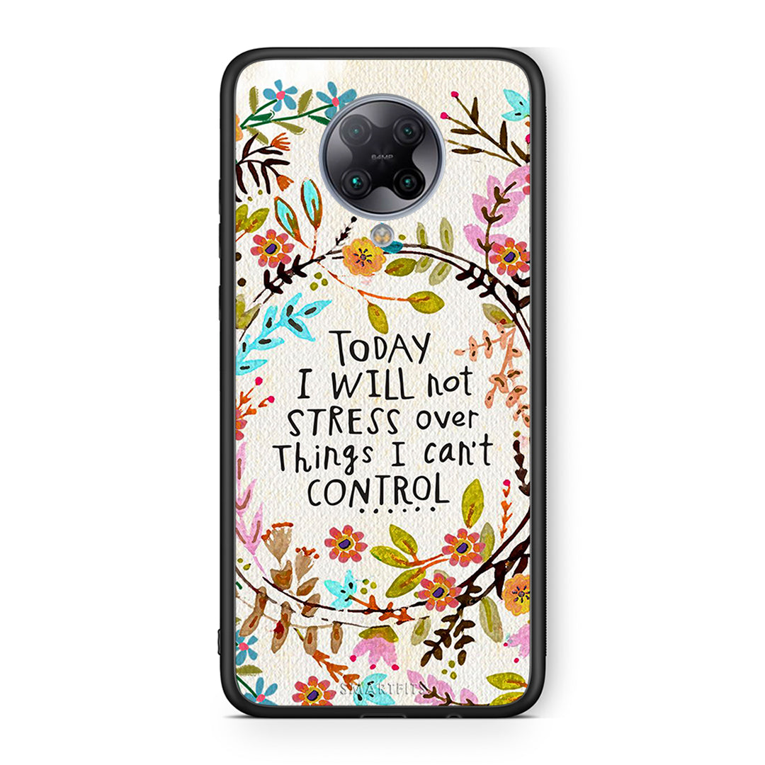 Xiaomi Poco F2 Pro Stress Over θήκη από τη Smartfits με σχέδιο στο πίσω μέρος και μαύρο περίβλημα | Smartphone case with colorful back and black bezels by Smartfits