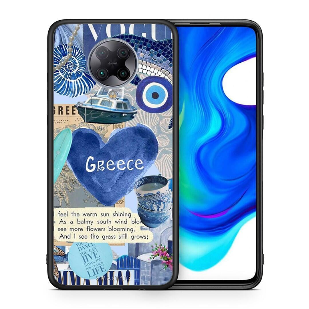 Θήκη Xiaomi Poco F2 Pro Summer In Greece από τη Smartfits με σχέδιο στο πίσω μέρος και μαύρο περίβλημα | Xiaomi Poco F2 Pro Summer In Greece case with colorful back and black bezels