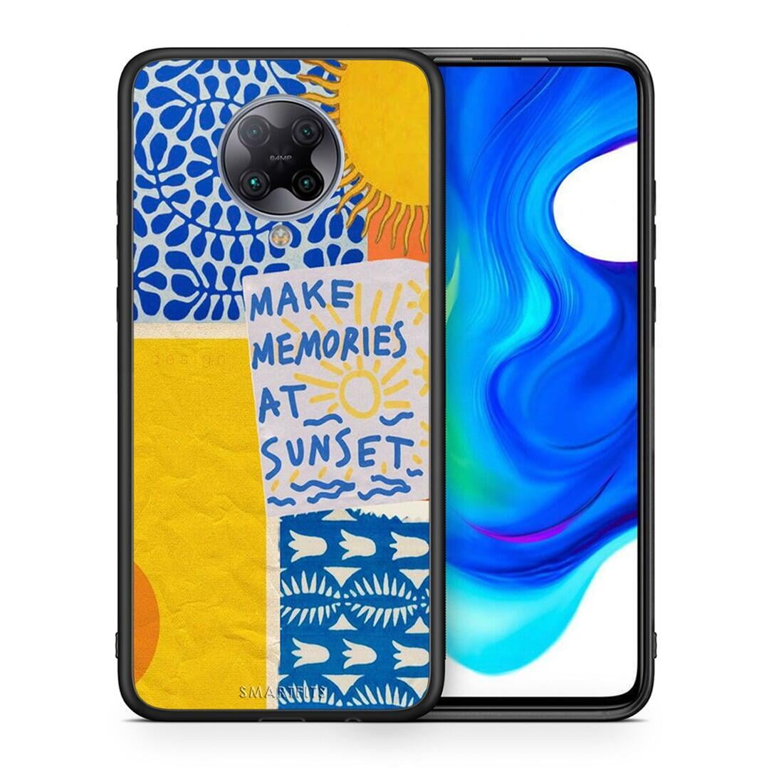 Θήκη Xiaomi Poco F2 Pro Sunset Memories από τη Smartfits με σχέδιο στο πίσω μέρος και μαύρο περίβλημα | Xiaomi Poco F2 Pro Sunset Memories case with colorful back and black bezels