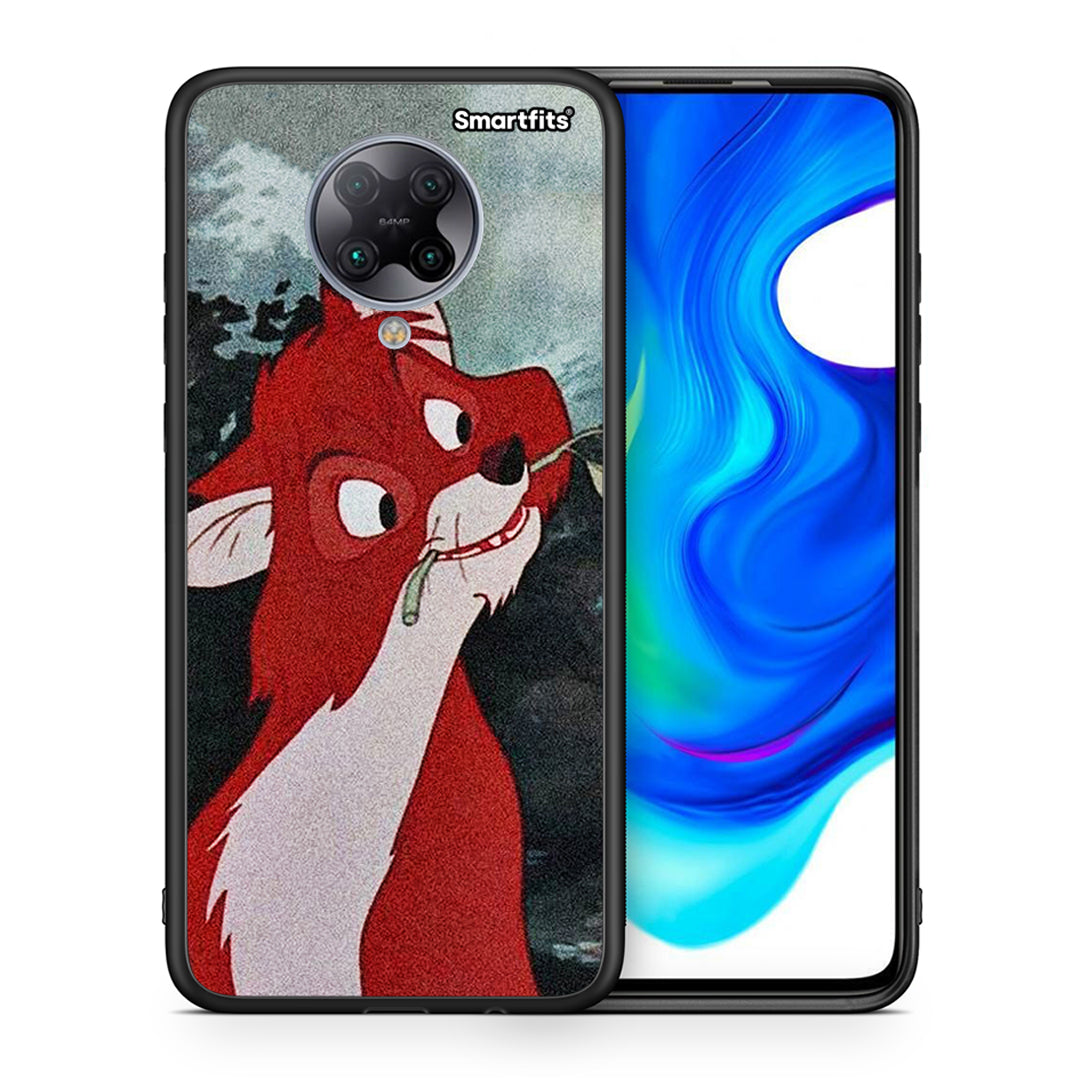 Θήκη Xiaomi Poco F2 Pro Tod And Vixey Love 1 από τη Smartfits με σχέδιο στο πίσω μέρος και μαύρο περίβλημα | Xiaomi Poco F2 Pro Tod And Vixey Love 1 case with colorful back and black bezels