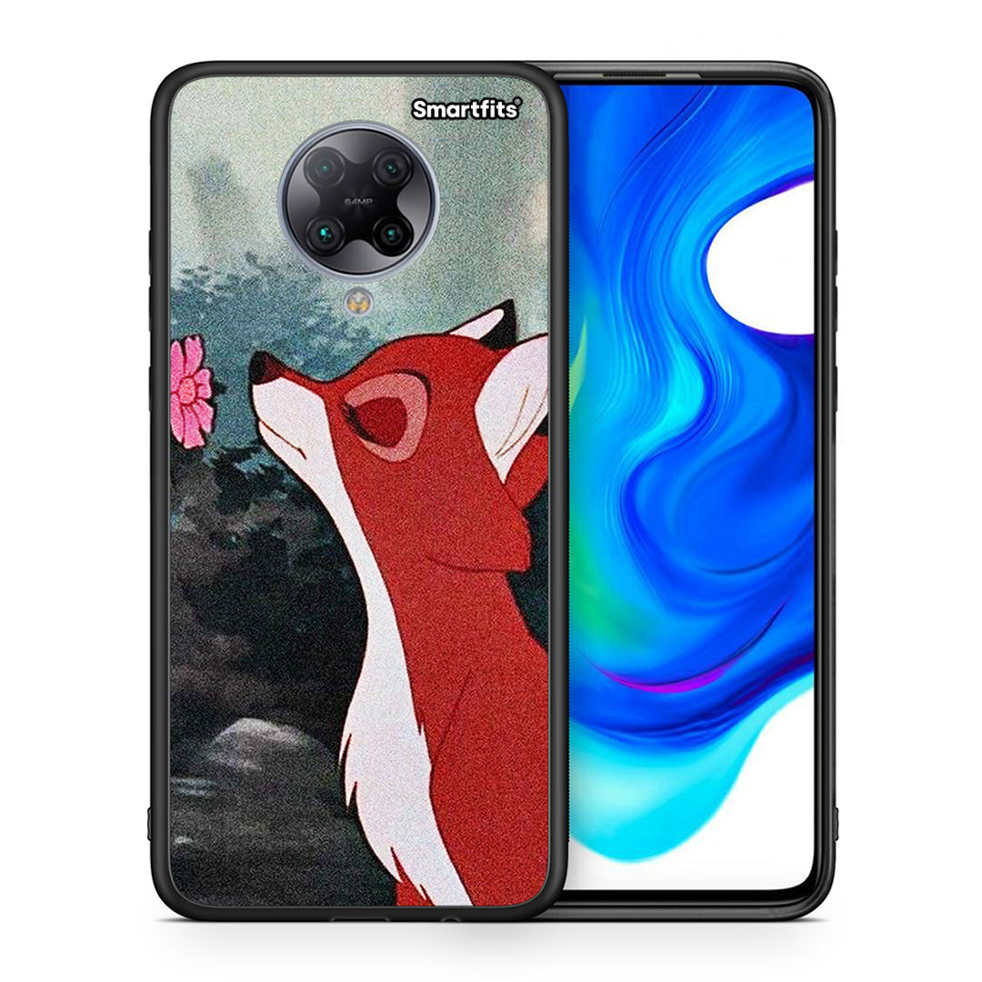 Θήκη Xiaomi Poco F2 Pro Tod And Vixey Love 2 από τη Smartfits με σχέδιο στο πίσω μέρος και μαύρο περίβλημα | Xiaomi Poco F2 Pro Tod And Vixey Love 2 case with colorful back and black bezels