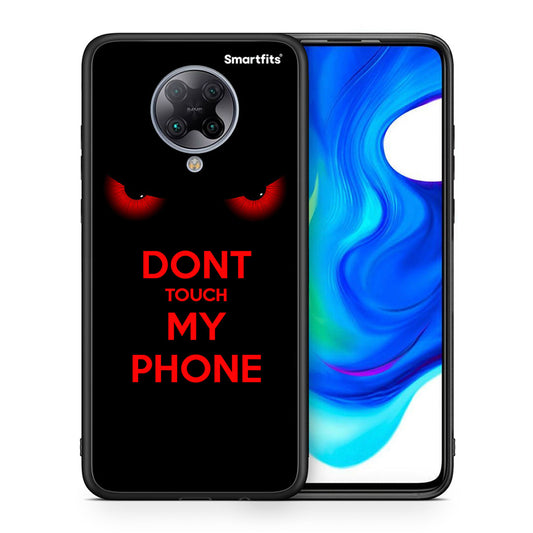 Θήκη Xiaomi Poco F2 Pro Touch My Phone από τη Smartfits με σχέδιο στο πίσω μέρος και μαύρο περίβλημα | Xiaomi Poco F2 Pro Touch My Phone case with colorful back and black bezels