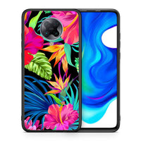 Thumbnail for Θήκη Xiaomi Poco F2 Pro Tropical Flowers από τη Smartfits με σχέδιο στο πίσω μέρος και μαύρο περίβλημα | Xiaomi Poco F2 Pro Tropical Flowers case with colorful back and black bezels