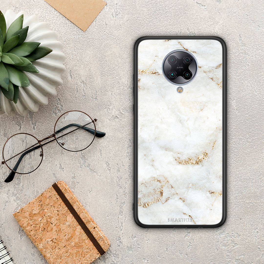White Gold Marble - Xiaomi Poco F2 Pro θήκη