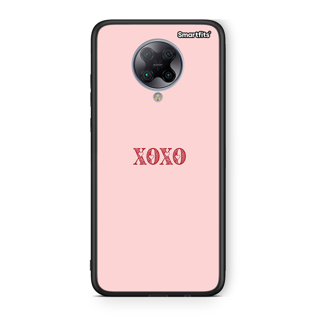 Xiaomi Poco F2 Pro XOXO Love θήκη από τη Smartfits με σχέδιο στο πίσω μέρος και μαύρο περίβλημα | Smartphone case with colorful back and black bezels by Smartfits