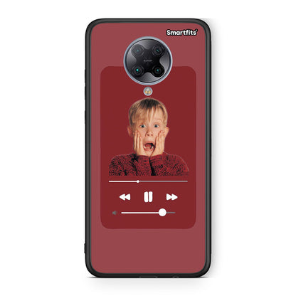 Xiaomi Poco F2 Pro Xmas Alone Music θήκη από τη Smartfits με σχέδιο στο πίσω μέρος και μαύρο περίβλημα | Smartphone case with colorful back and black bezels by Smartfits