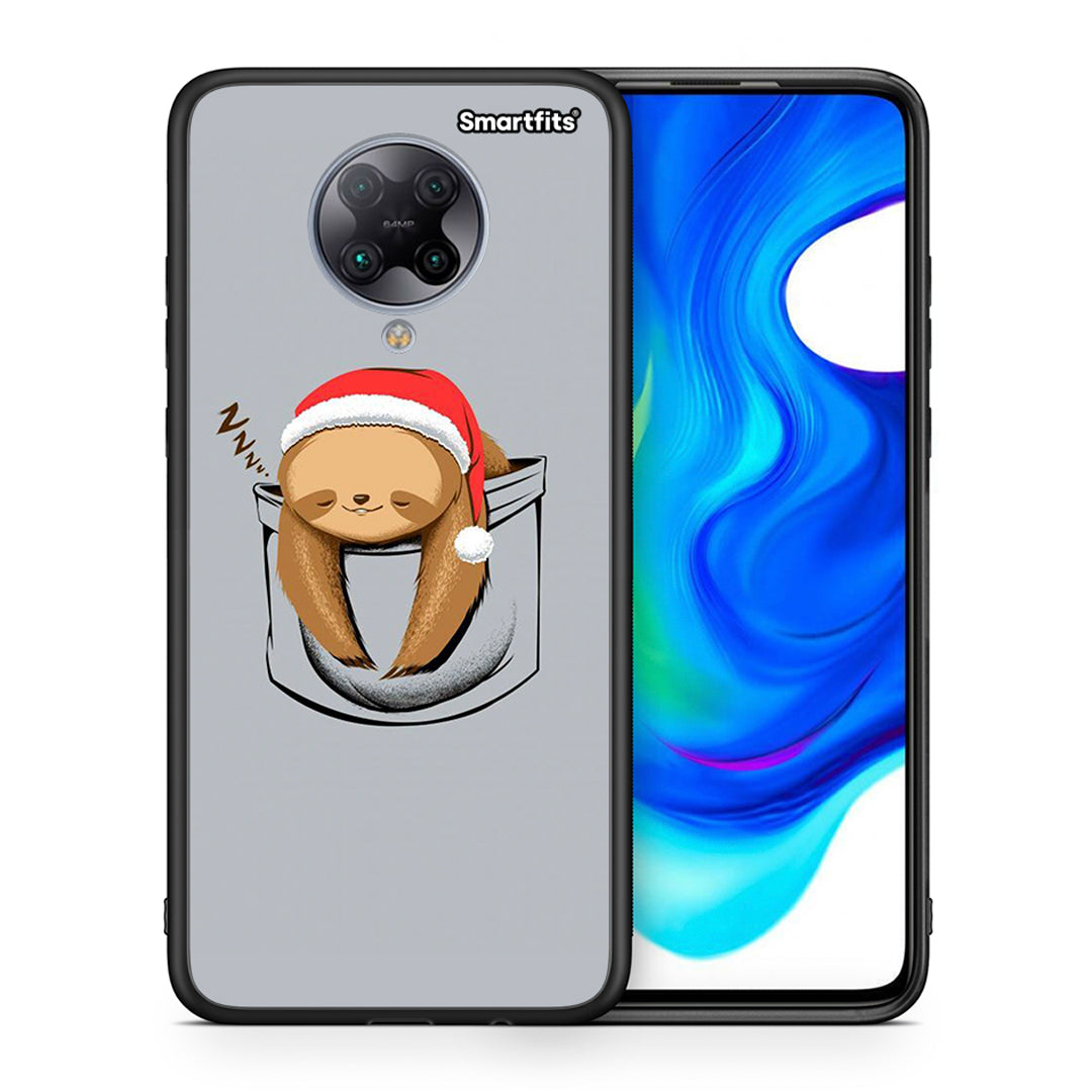 Θήκη Xiaomi Poco F2 Pro Xmas Zzzz από τη Smartfits με σχέδιο στο πίσω μέρος και μαύρο περίβλημα | Xiaomi Poco F2 Pro Xmas Zzzz case with colorful back and black bezels