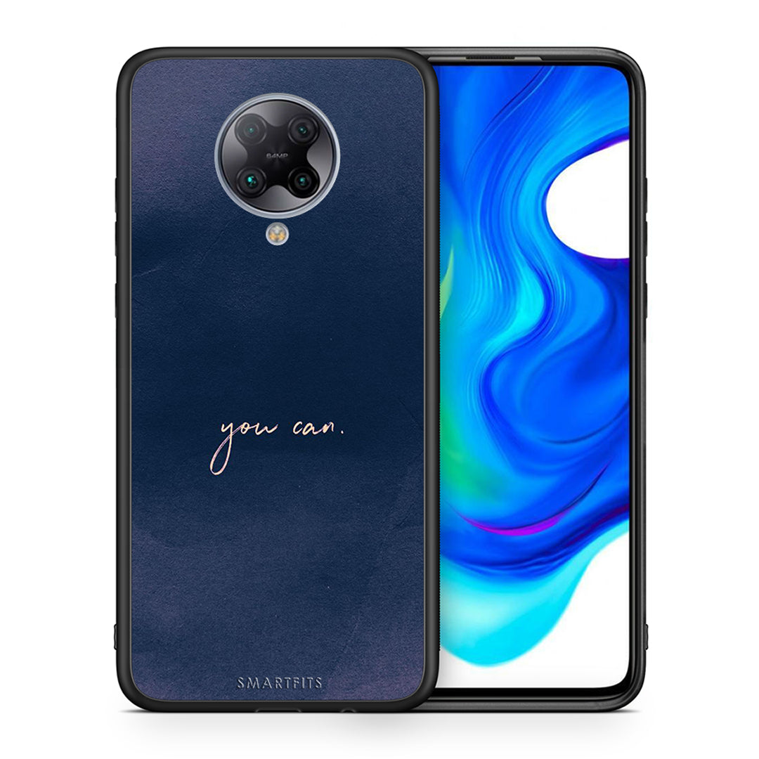 Θήκη Xiaomi Poco F2 Pro You Can από τη Smartfits με σχέδιο στο πίσω μέρος και μαύρο περίβλημα | Xiaomi Poco F2 Pro You Can case with colorful back and black bezels