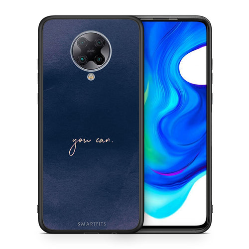 Θήκη Xiaomi Poco F2 Pro You Can από τη Smartfits με σχέδιο στο πίσω μέρος και μαύρο περίβλημα | Xiaomi Poco F2 Pro You Can case with colorful back and black bezels