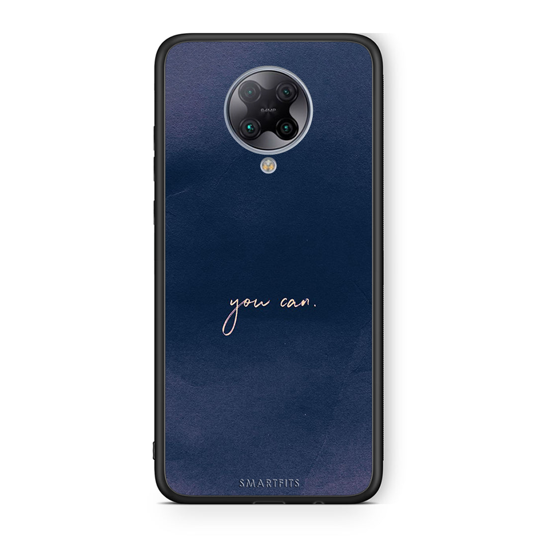 Xiaomi Poco F2 Pro You Can θήκη από τη Smartfits με σχέδιο στο πίσω μέρος και μαύρο περίβλημα | Smartphone case with colorful back and black bezels by Smartfits