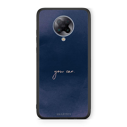 Xiaomi Poco F2 Pro You Can θήκη από τη Smartfits με σχέδιο στο πίσω μέρος και μαύρο περίβλημα | Smartphone case with colorful back and black bezels by Smartfits