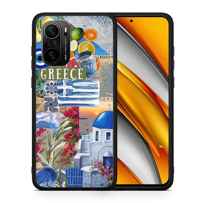 Θήκη Xiaomi Mi 11i All Greek από τη Smartfits με σχέδιο στο πίσω μέρος και μαύρο περίβλημα | Xiaomi Mi 11i All Greek case with colorful back and black bezels