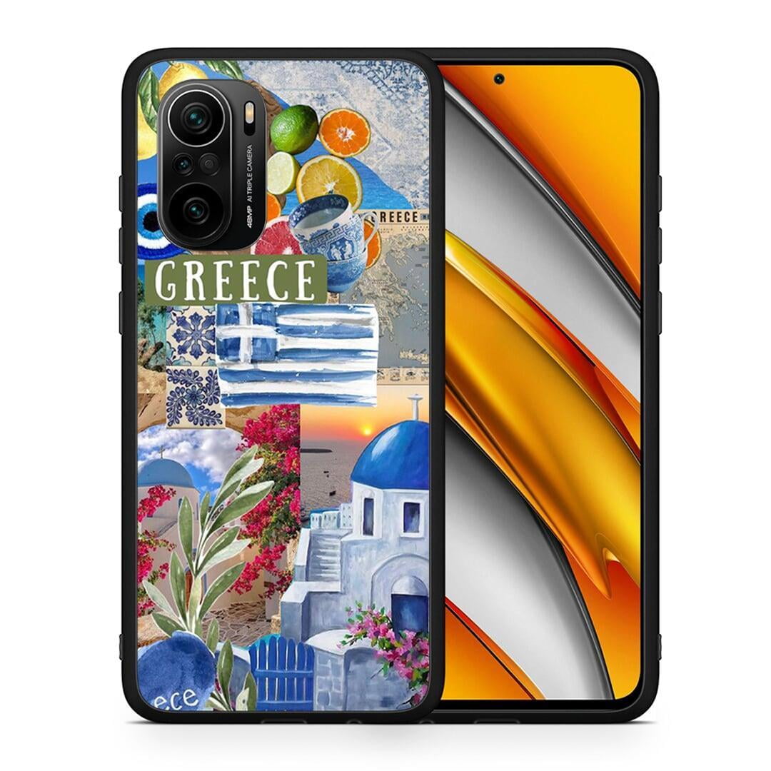 Θήκη Xiaomi Mi 11i All Greek από τη Smartfits με σχέδιο στο πίσω μέρος και μαύρο περίβλημα | Xiaomi Mi 11i All Greek case with colorful back and black bezels