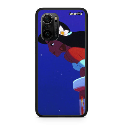 Xiaomi Mi 11i Alladin And Jasmine Love 2 θήκη από τη Smartfits με σχέδιο στο πίσω μέρος και μαύρο περίβλημα | Smartphone case with colorful back and black bezels by Smartfits