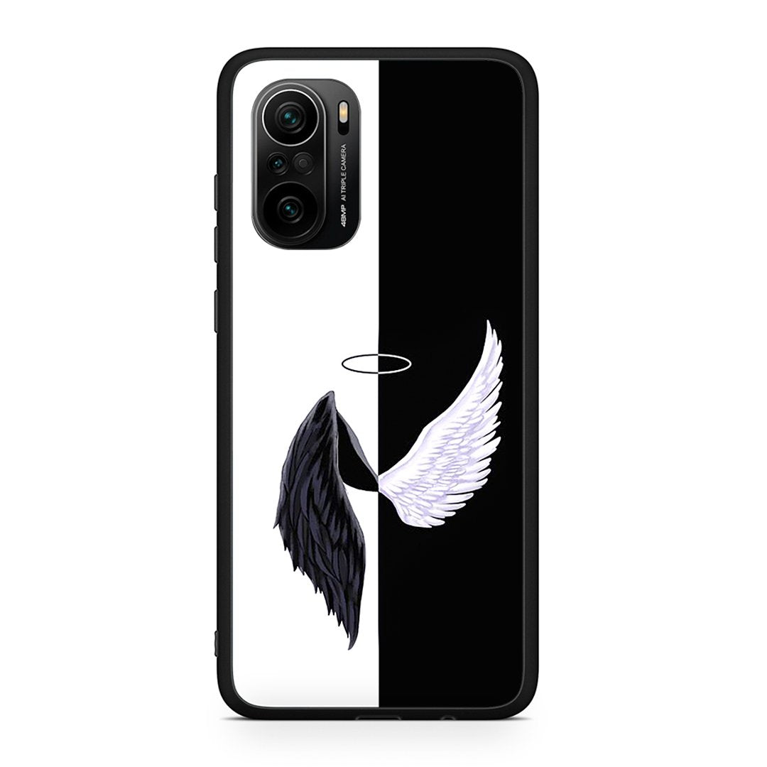 Xiaomi Poco F3 Angels Demons θήκη από τη Smartfits με σχέδιο στο πίσω μέρος και μαύρο περίβλημα | Smartphone case with colorful back and black bezels by Smartfits