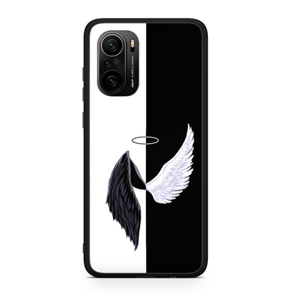 Xiaomi Poco F3 Angels Demons θήκη από τη Smartfits με σχέδιο στο πίσω μέρος και μαύρο περίβλημα | Smartphone case with colorful back and black bezels by Smartfits