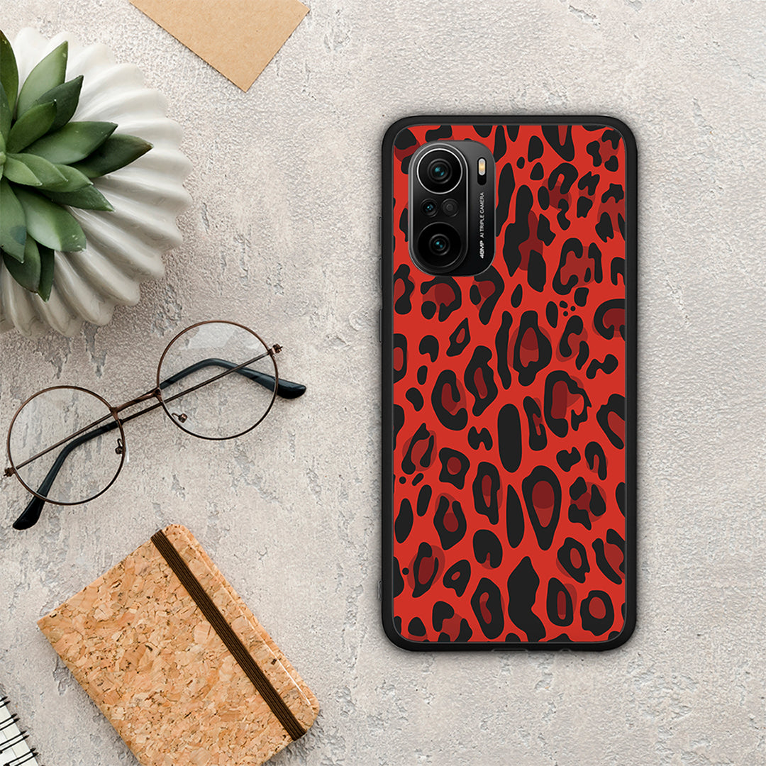 Animal Red Leopard - Xiaomi Poco F3 θήκη