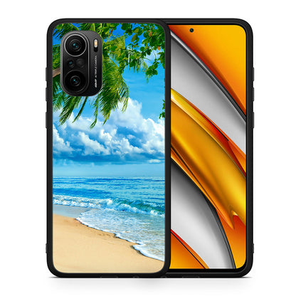 Θήκη Xiaomi Poco F3 Beautiful Beach από τη Smartfits με σχέδιο στο πίσω μέρος και μαύρο περίβλημα | Xiaomi Poco F3 Beautiful Beach case with colorful back and black bezels