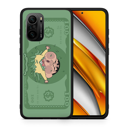 Θήκη Αγίου Βαλεντίνου Xiaomi Mi 11i Big Money από τη Smartfits με σχέδιο στο πίσω μέρος και μαύρο περίβλημα | Xiaomi Mi 11i Big Money case with colorful back and black bezels